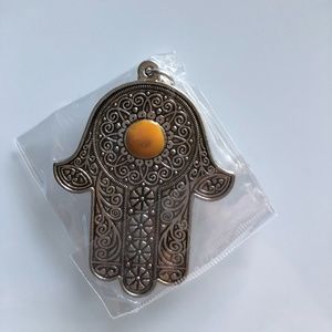 Hamsa hand keychain